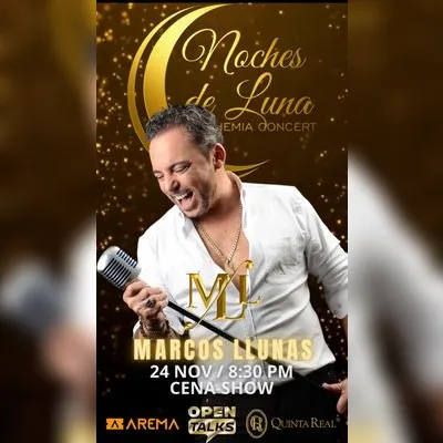 Flyer de Marcos Llunas en Monterrey