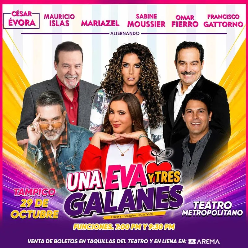 Una Eva y Tres Galanes en Tampico
