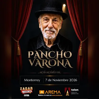 Flyer de Pancho Varona en Zagar Comedy Bar Esfera