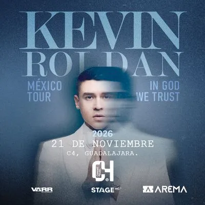 Flyer de Kevin Roldan en Guadalajara