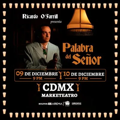 Flyer de Ricardo O'Farrill - Palabra del Señor en CDMX