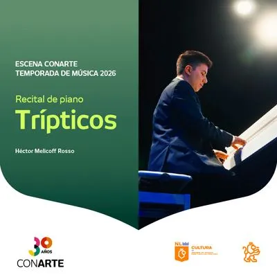 Flyer de TRÍPTICOS | Recital de piano