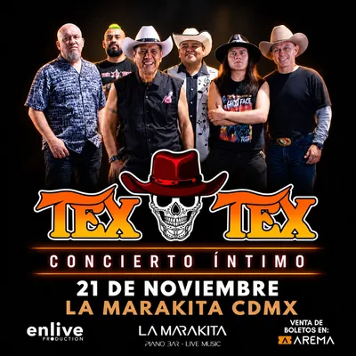 Flyer de Textex en La Marakita