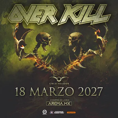 Flyer de Overkill en CDMX