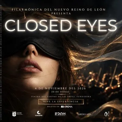 Flyer de Closed eyes en Monterrey